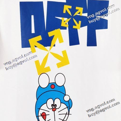 2021春夏 Off-White オフホワイト 半袖Tシャツ オフホワイトコピー 選べる極上 ラックスした雰囲気 優しいフィット感 2色可選