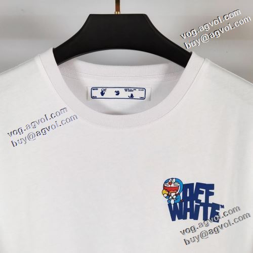 2021春夏 Off-White オフホワイト 半袖Tシャツ オフホワイトコピー 選べる極上 ラックスした雰囲気 優しいフィット感 2色可選