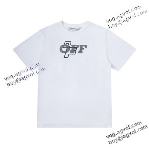 着回し度抜群 オフホワイトブランド 偽物 通販 2色可選 2021春夏 Off-White オフホワイト 半袖Tシャツ 海外セレブ愛用 肌に馴染みやすい