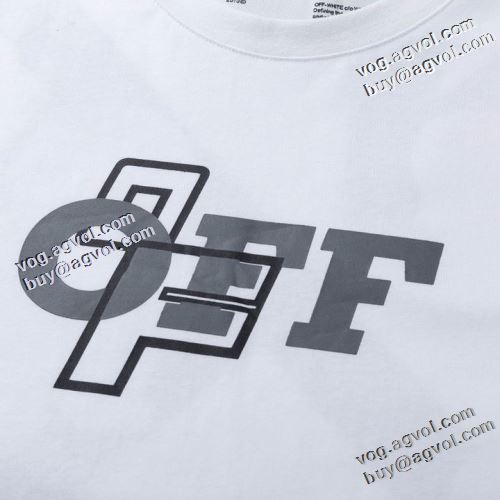 着回し度抜群 オフホワイトブランド 偽物 通販 2色可選 2021春夏 Off-White オフホワイト 半袖Tシャツ 海外セレブ愛用 肌に馴染みやすい