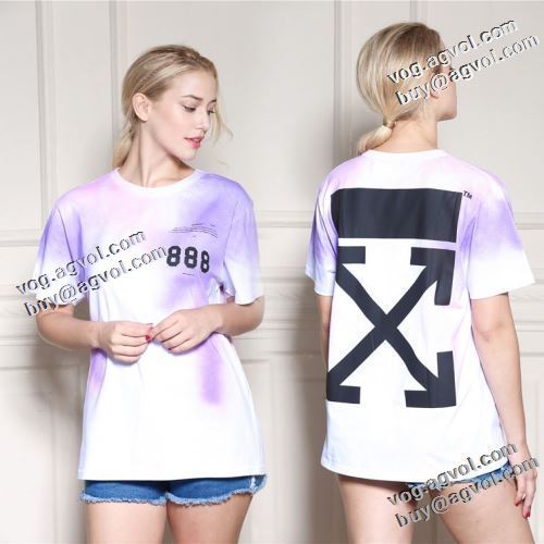 男女兼用 2021春夏 Off-White オフホワイト 半袖Tシャツ 今買い◎得 オフホワイトスーパーコピー 激安 流行に関係なく長年愛用できる