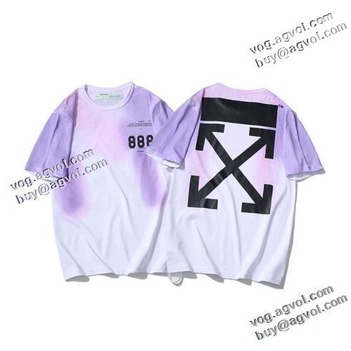 男女兼用 2021春夏 Off-White オフホワイト 半袖Tシャツ 今買い◎得 オフホワイトスーパーコピー 激安 流行に関係なく長年愛用できる