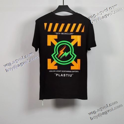 肌に馴染みやすい 極上の着心地 オフホワイトコピーブランド 2021春夏 Off-White オフホワイト 半袖Tシャツ 2色可選 プリント