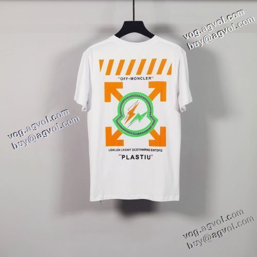肌に馴染みやすい 極上の着心地 オフホワイトコピーブランド 2021春夏 Off-White オフホワイト 半袖Tシャツ 2色可選 プリント