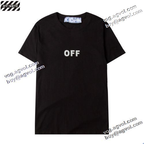 暖かみのある肌触り 2021春夏 Off-White オフホワイト 半袖Tシャツ ドライ オフホワイト偽物ブランド サイズ豊富 2色可選