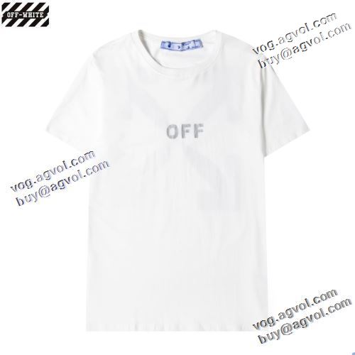 暖かみのある肌触り 2021春夏 Off-White オフホワイト 半袖Tシャツ ドライ オフホワイト偽物ブランド サイズ豊富 2色可選