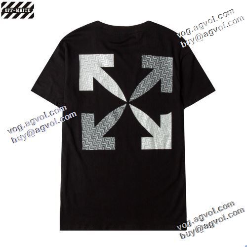 暖かみのある肌触り 2021春夏 Off-White オフホワイト 半袖Tシャツ ドライ オフホワイト偽物ブランド サイズ豊富 2色可選