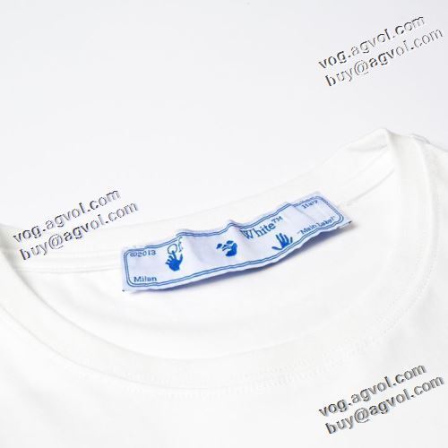 暖かみのある肌触り 2021春夏 Off-White オフホワイト 半袖Tシャツ ドライ オフホワイト偽物ブランド サイズ豊富 2色可選