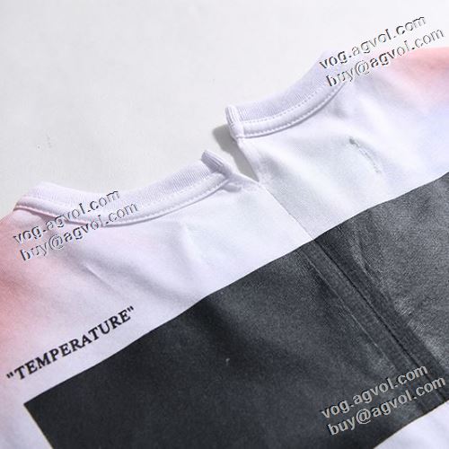 耐久性のある 2021春夏 Off-White オフホワイト 半袖Tシャツ オフホワイトブランドスーパーコピー バリエーションに富む 男女兼用