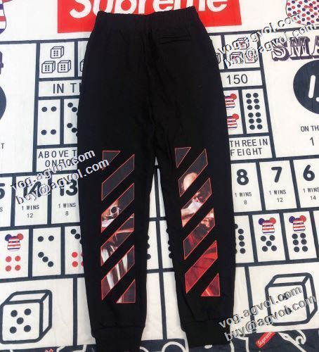コーデに合わせやすい 2021秋冬 Off-White オフホワイト スエットパンツ オフホワイト偽物ブランド コスパ最高のプライス 絶大な人気を誇る