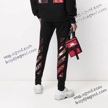 コーデに合わせやすい 2021秋冬 Off-White オフホワイト スエットパンツ オフホワイト偽物ブランド コスパ最高のプライス 絶大な人気を誇る