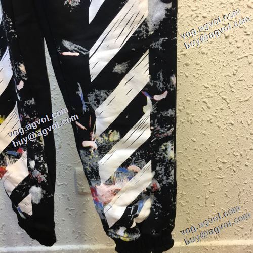 魅力ファッション 2021秋冬 Off-White オフホワイト スエットパンツ オフホワイトコピー ブランド 使い回し最高 絶妙なルーズ感