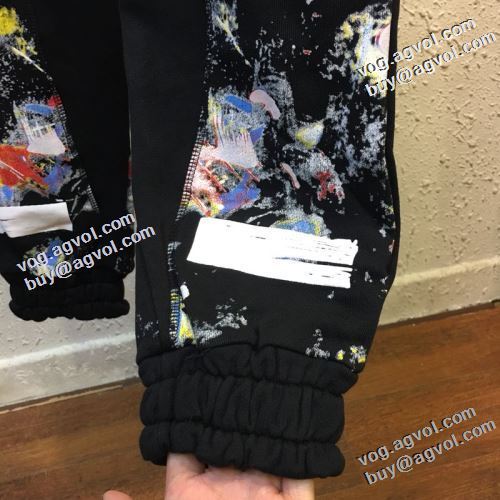 魅力ファッション 2021秋冬 Off-White オフホワイト スエットパンツ オフホワイトコピー ブランド 使い回し最高 絶妙なルーズ感
