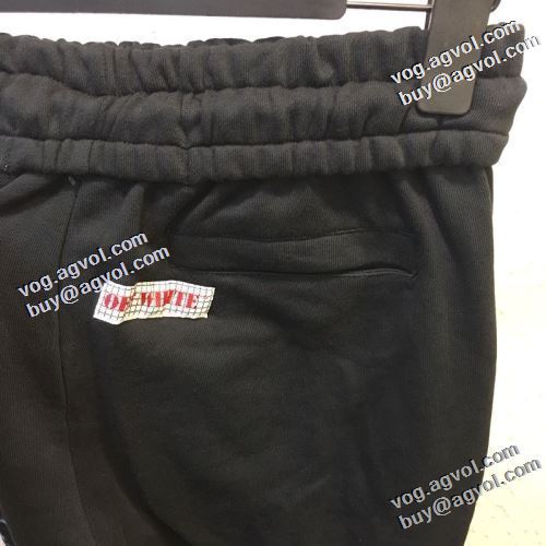 魅力ファッション 2021秋冬 Off-White オフホワイト スエットパンツ オフホワイトコピー ブランド 使い回し最高 絶妙なルーズ感