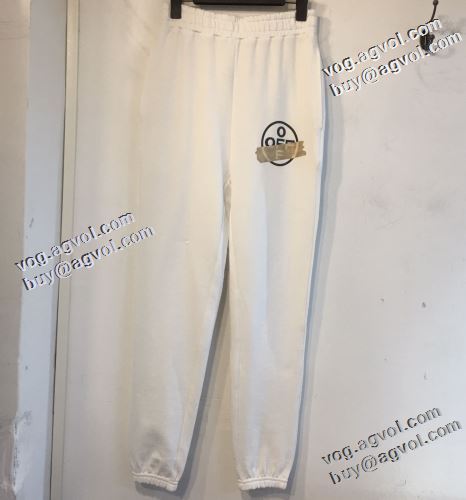 コーデに合わせやすい 限量販売 2021秋冬 Off-White オフホワイト スエットパンツ オフホワイトコピーブランド 3色可選 最高のリラックス感