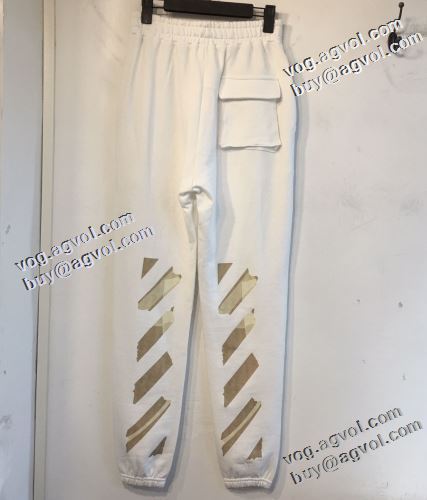 コーデに合わせやすい 限量販売 2021秋冬 Off-White オフホワイト スエットパンツ オフホワイトコピーブランド 3色可選 最高のリラックス感