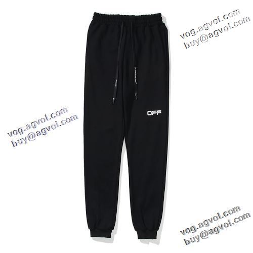 絶大な人気を誇る オフホワイト偽物ブランド 履き心地よい 2色可選 2021秋冬 Off-White オフホワイト スエットパンツ 流行り