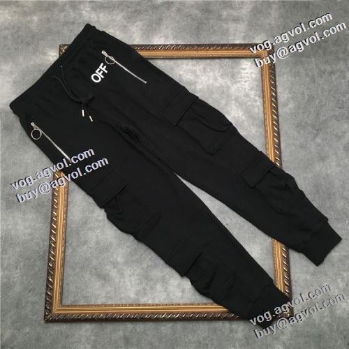 機能性・耐久性抜群 2021秋冬 Off-White オフホワイト チノパン オフホワイトコピー ブランド 実用性に溢れるアイテム 着回しOK 