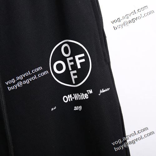 絶大な人気を誇る おしゃれに絶大な人気の オフホワイトブランド 偽物 通販 2021秋冬 Off-White オフホワイト スエットパンツ 着回力抜群