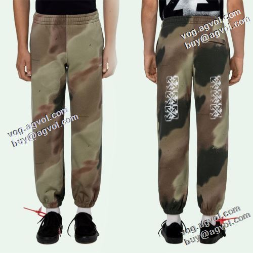 柔らかな質感 2022早春 Off-White オフホワイト スエットパンツ オフホワイトブランド コピー 定番のアイテム