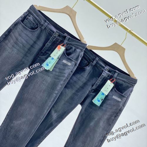 完成度の高い逸品 オフホワイトスーパーコピー 2022早春 Off-White オフホワイト デニムパンツ 人気メンズデニム