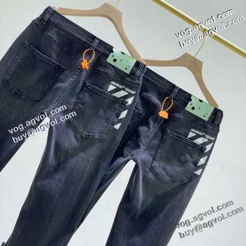 完成度の高い逸品 オフホワイトスーパーコピー 2022早春 Off-White オフホワイト デニムパンツ 人気メンズデニム