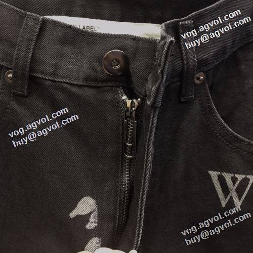 足長効果のある 数に限りがある 2022早春 オフホワイトブランド 偽物 通販 Off-White オフホワイト デニムパンツ キレイめにもカジュアルにも相性抜群
