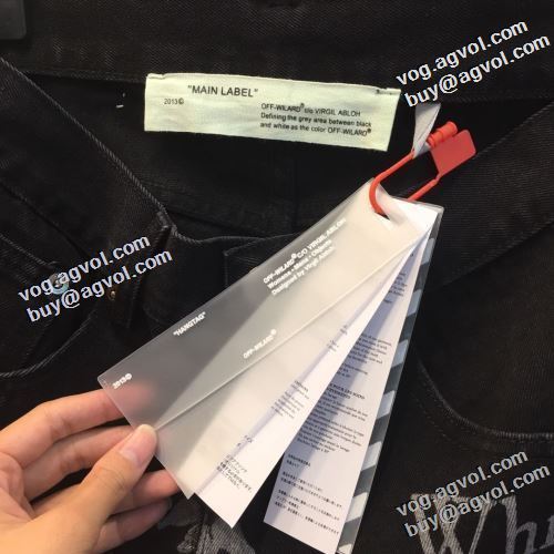 足長効果のある 数に限りがある 2022早春 オフホワイトブランド 偽物 通販 Off-White オフホワイト デニムパンツ キレイめにもカジュアルにも相性抜群