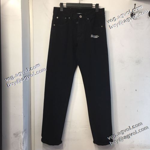ファッション 人気 2022早春 Off-White オフホワイト デニムパンツ オフホワイトコピー 着回力抜 長時間履いても疲れない