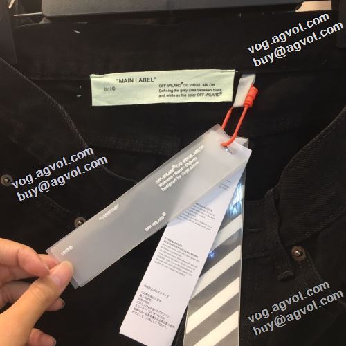 ファッション 人気 2022早春 Off-White オフホワイト デニムパンツ オフホワイトコピー 着回力抜 長時間履いても疲れない