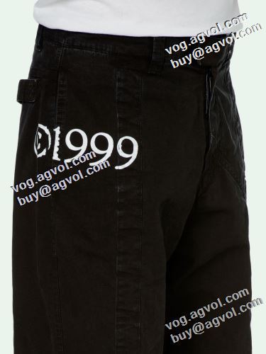 これからの季節の必須ボトムス オフホワイトコピー ブランド 2022早春 Off-White オフホワイト デニムパンツ コスパ最高のプライス 耐久性に優れ