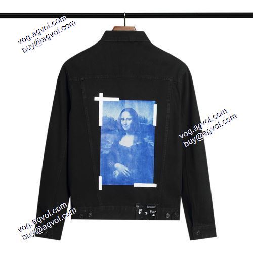 高品質 人気 2021秋冬 こだわりのコート Off-White スーパーコピー オフホワイトデニムジャケット