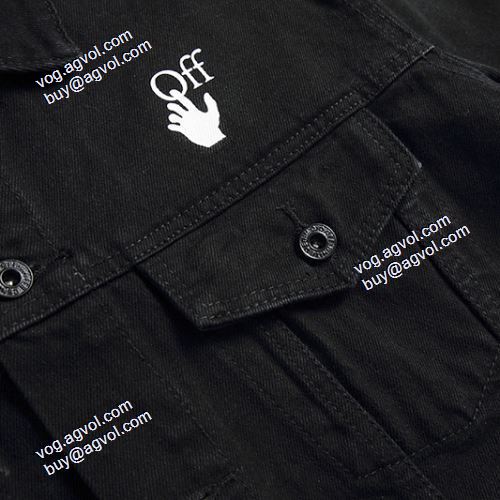 高品質 人気 2021秋冬 こだわりのコート Off-White スーパーコピー オフホワイトデニムジャケット