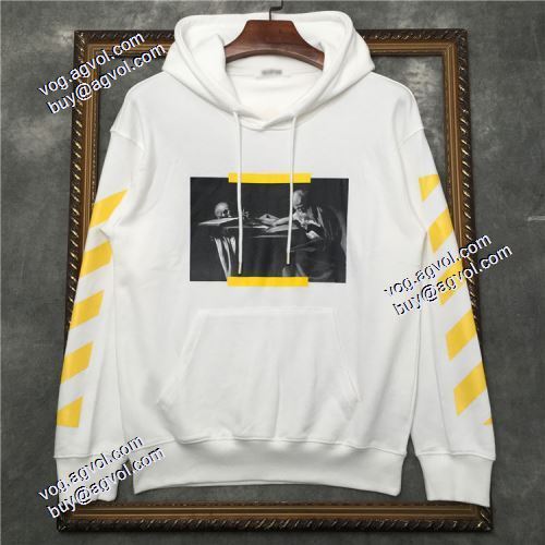 2021秋冬 パーカー Off-White コピーブランド オフホワイトパーカー 人気商品登場 オシャレロゴパーカー