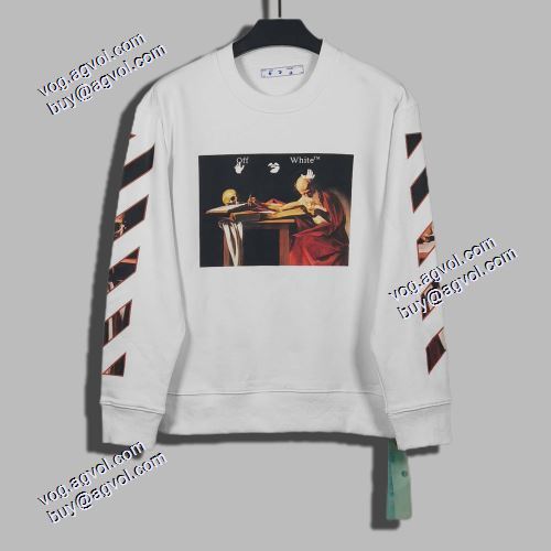 2色可選 2021秋冬 ロゴパーカー Off-White ブランドスーパーコピー オフホワイトプルオーバーパーカー 大絶賛の履き心地!