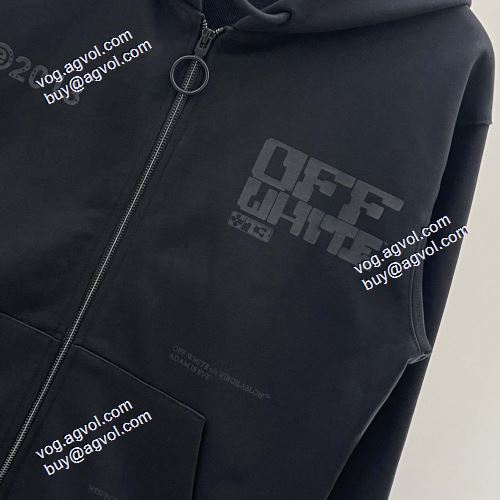 2021秋冬 Off-White オフホワイト 希少価値大！OFF-WHITE オフホワイトコピーブランド フード付きコート風合いの出る
