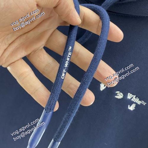 2色可選 OFF-WHITE オフホワイトブランドコピー 個性的なデザ 2021秋冬 Off-White オフホワイト パーカー 程よい厚み