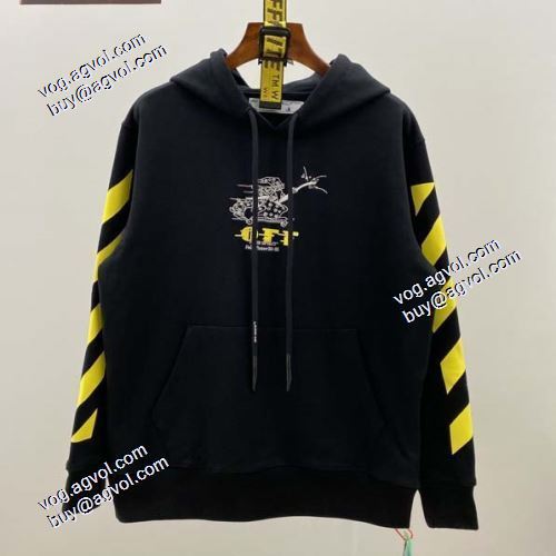 2021秋冬 Off-White オフホワイト 着心地抜群 OFF-WHITE オフホワイトコピー ブランド パーカー ビンテージ感ある