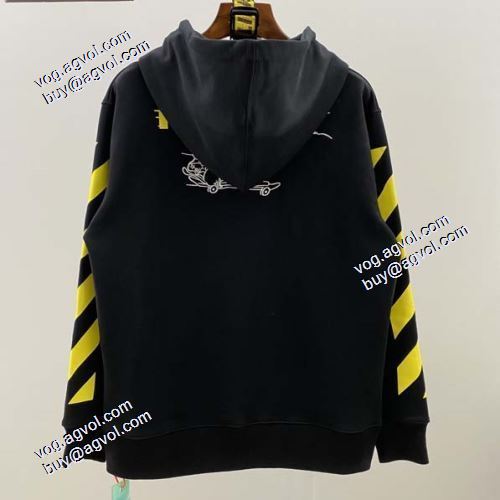 2021秋冬 Off-White オフホワイト 着心地抜群 OFF-WHITE オフホワイトコピー ブランド パーカー ビンテージ感ある