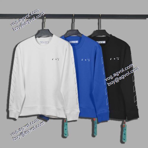 選べる極上 OFF-WHITE オフホワイトコピーブランド 3色可選 2021秋冬 Off-White オフホワイト プルオーバーパーカー
