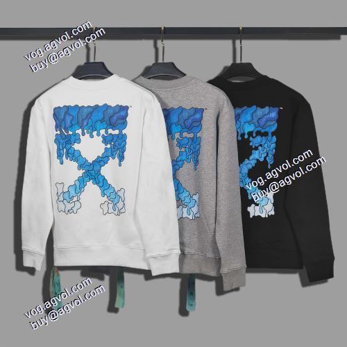 海外セレブ愛用 3色可選 OFF-WHITE オフホワイトスーパーコピー  スタイリッシュ プルオーバーパーカー 2021秋冬 Off-White オフホワイト