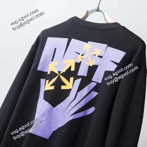2021秋冬 Off-White オフホワイト プルオーバーパーカー 派手 今買い◎得 OFF-WHITE オフホワイトブランドスーパーコピー