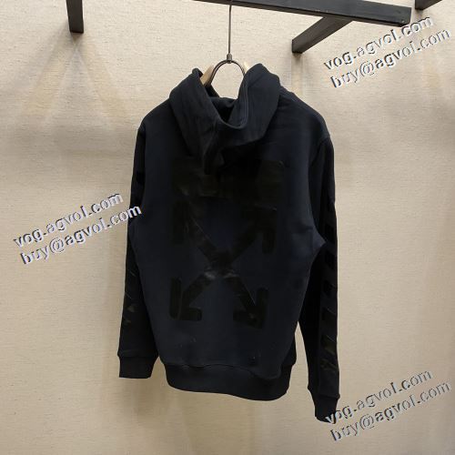 おしゃれさ抜群パーカ 極上の着心地 2色可選 2022早春 Off-White オフホワイト パーカー オフホワイトコピーブランド 風合いの出る