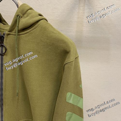 おしゃれさ抜群パーカ 極上の着心地 2色可選 2022早春 Off-White オフホワイト パーカー オフホワイトコピーブランド 風合いの出る