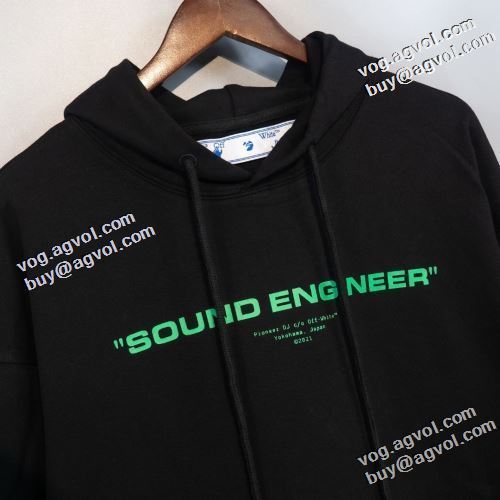 オフホワイトブランドスーパーコピー 2022早春 Off-White オフホワイト パーカー ファッション 人気 飽きのこないデザイン 2色可選 おしゃれな装い