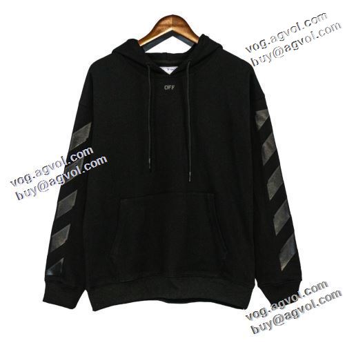 シンプルなデザイン コスパ最高のプライス 2022早春 Off-White オフホワイト パーカー オフホワイトブランドコピー プリント柄 2色可選