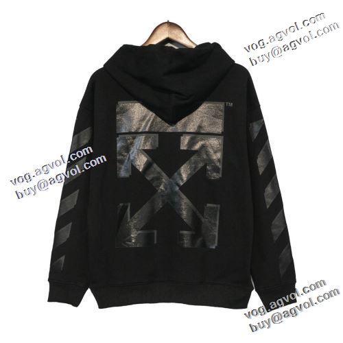 シンプルなデザイン コスパ最高のプライス 2022早春 Off-White オフホワイト パーカー オフホワイトブランドコピー プリント柄 2色可選