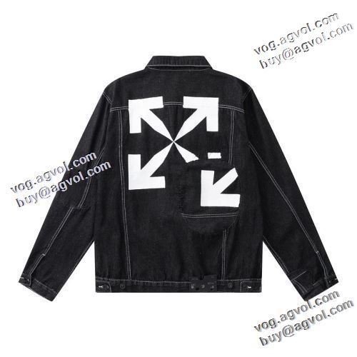 高級感漂わせる オフホワイトスーパーコピー 激安 おしゃれな装い 2022新作 Off-White オフホワイト デニムジャケット 洗練を十分に演出する