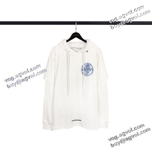 2色可選 オリジナルプリント 2022新作 Off-White オフホワイト パーカー オフホワイトブランド 偽物 通販 着心地抜群 飽きのこないデザイン