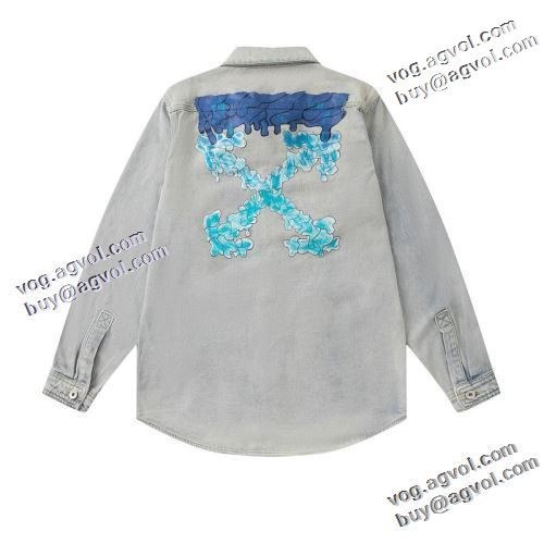 オフホワイトスーパーコピー 激安 上品上質 おしゃれな装い 2022新作 Off-White オフホワイト 高級感漂わせる デニムジャケット